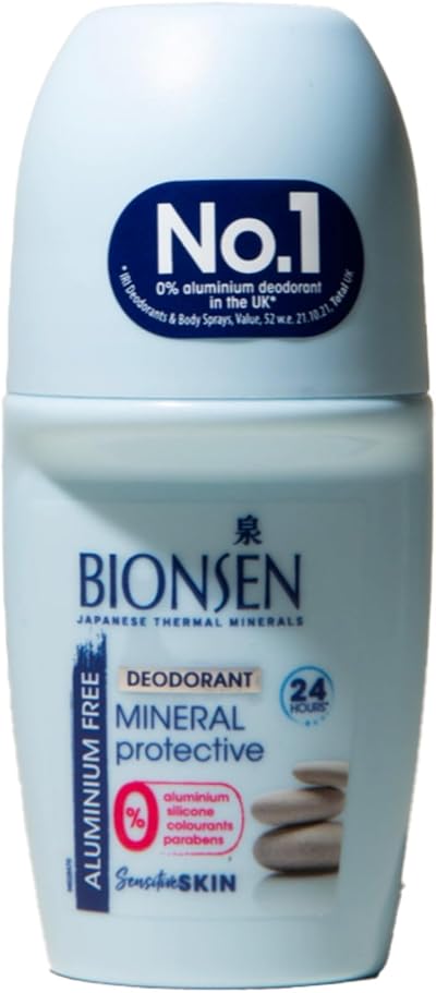 Bionsen Roll On Deodorant for Sensitive Skin 50ml - Aluminium & Paraben Free