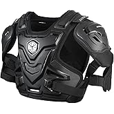 Scoyco Chest Protector Motocross, Motorcycle Armor Vest Lightweight Breathable Dirt Bike Chest and Back Protector Adjustable Protective Gear for Adult Road Racing Riding Cycling