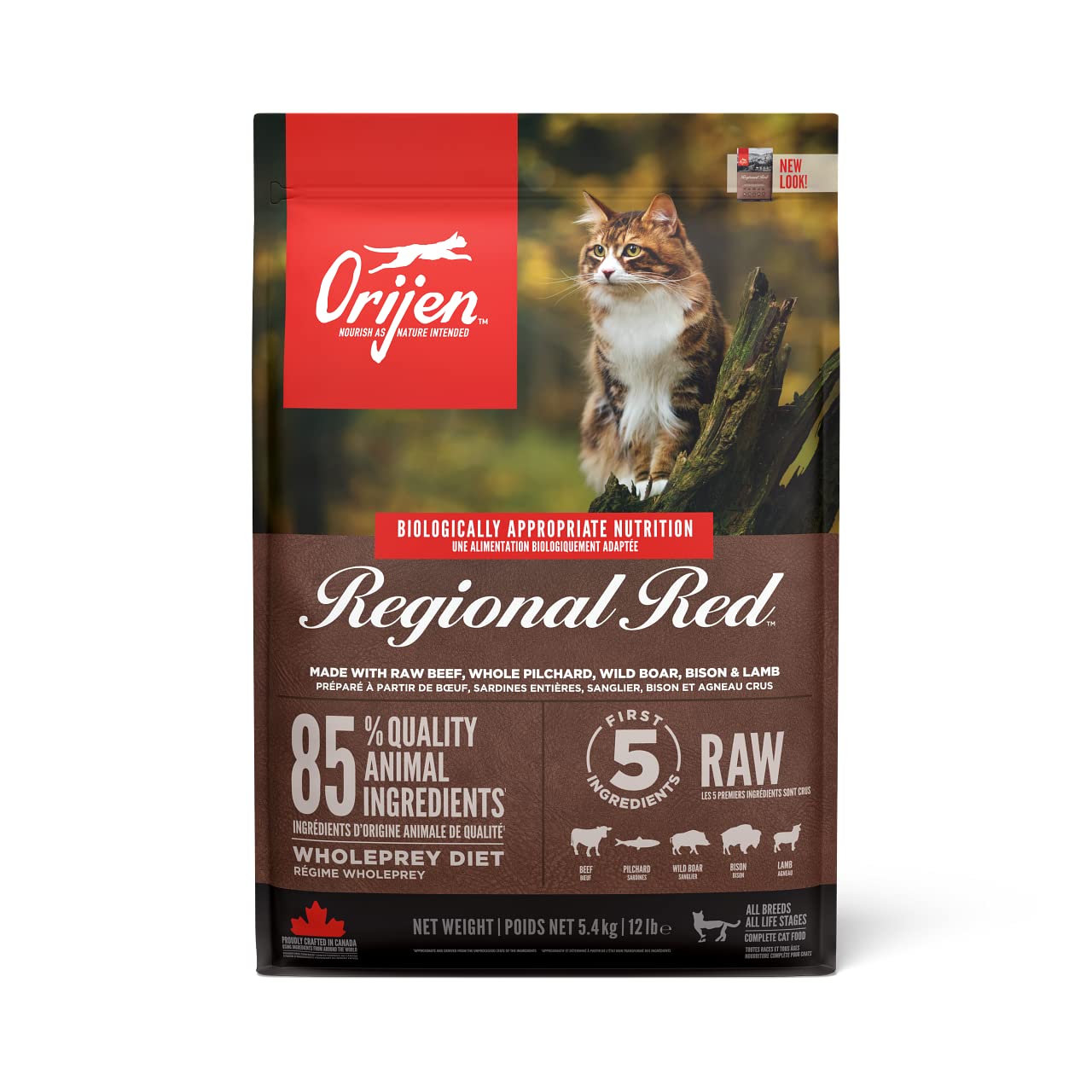 Orijen Regional Red Cat Food - 5400g