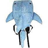 BlingKicks Whale Shark Backpack, Large Capacity Cute Bag for Adults, Trendy and Durable Street Style (Blue)