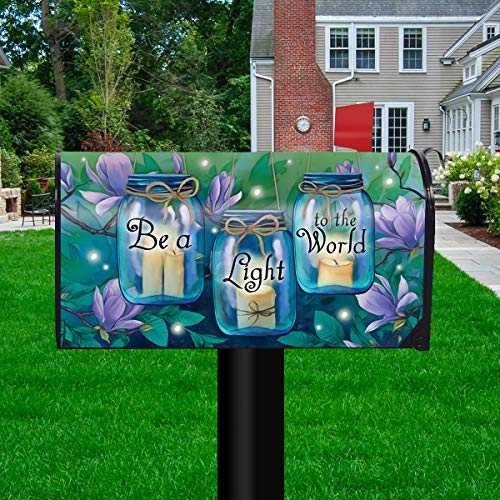 Briarwood Lane Be A Light to The World Spring Mailbox Cover