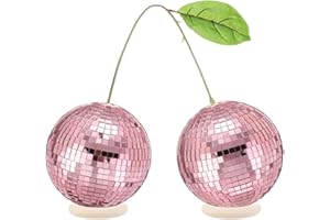 - Cherry Disco Balls | Cherry Disco Aesthetic , Disco Decoration, Table Decorations Reflects Light, Aesthetic Home Decor For 