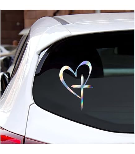 Amazon.com: Yoonek Graphics 777 Heart Angel Number Vinyl
