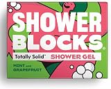 Shower Blocks Mint Grapefruit Solid Shower Gel Bar 96% Natural Vegan