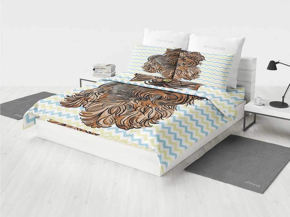 Amazon Com Yorkie Queen Bedding Sets Clearance Cute Brown