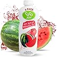 CoCo Joy 100% Natural Watermelon Juice, (6-Pack) Fresh Low-Calorie Watermelon Drink with Electrolytes, Vitamins C and A, and Potassium
