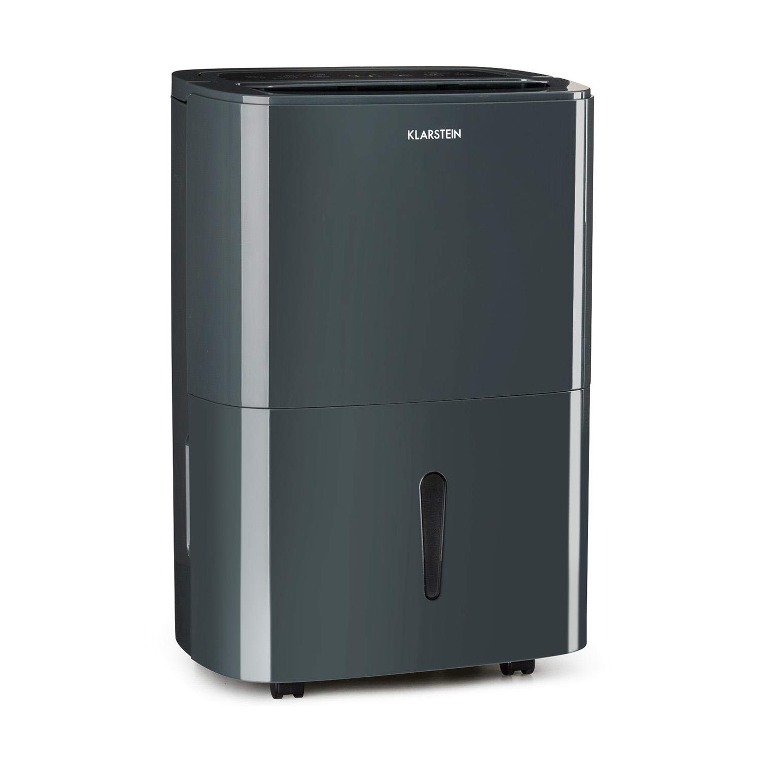 Klarstein DryFy20 Déshumidificateur • Déshumidificateur de pièce • 420 W • 20 L/24h • Pièce de 40-50 m² • DrySelect • Mode silencieux • Seulement 45dB • Gris