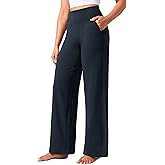 CRZ YOGA Butterlift Wide Leg Pants Pockets 29"/31"/33" - High Waisted Yoga Lounge Buttery Soft Comfy Casual Womens