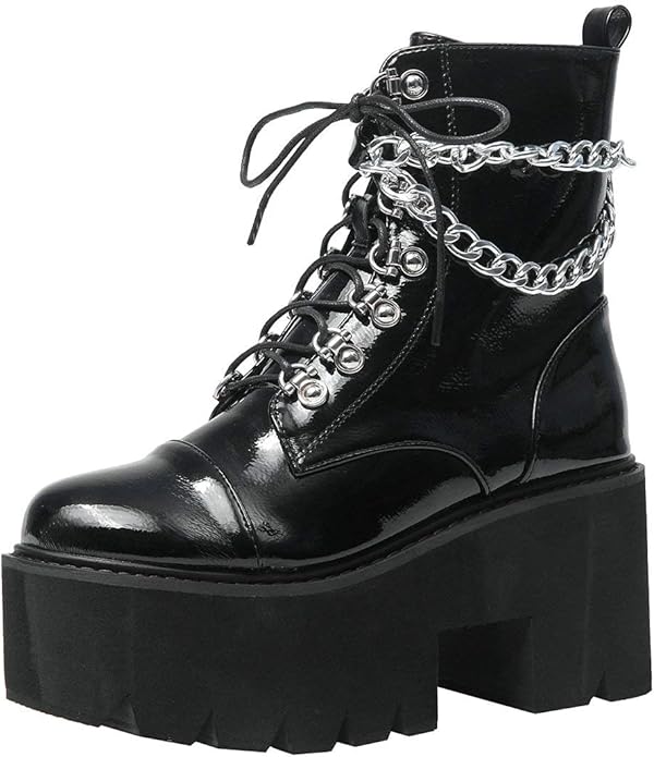 Caradise Womens Chunky Platform Heeled