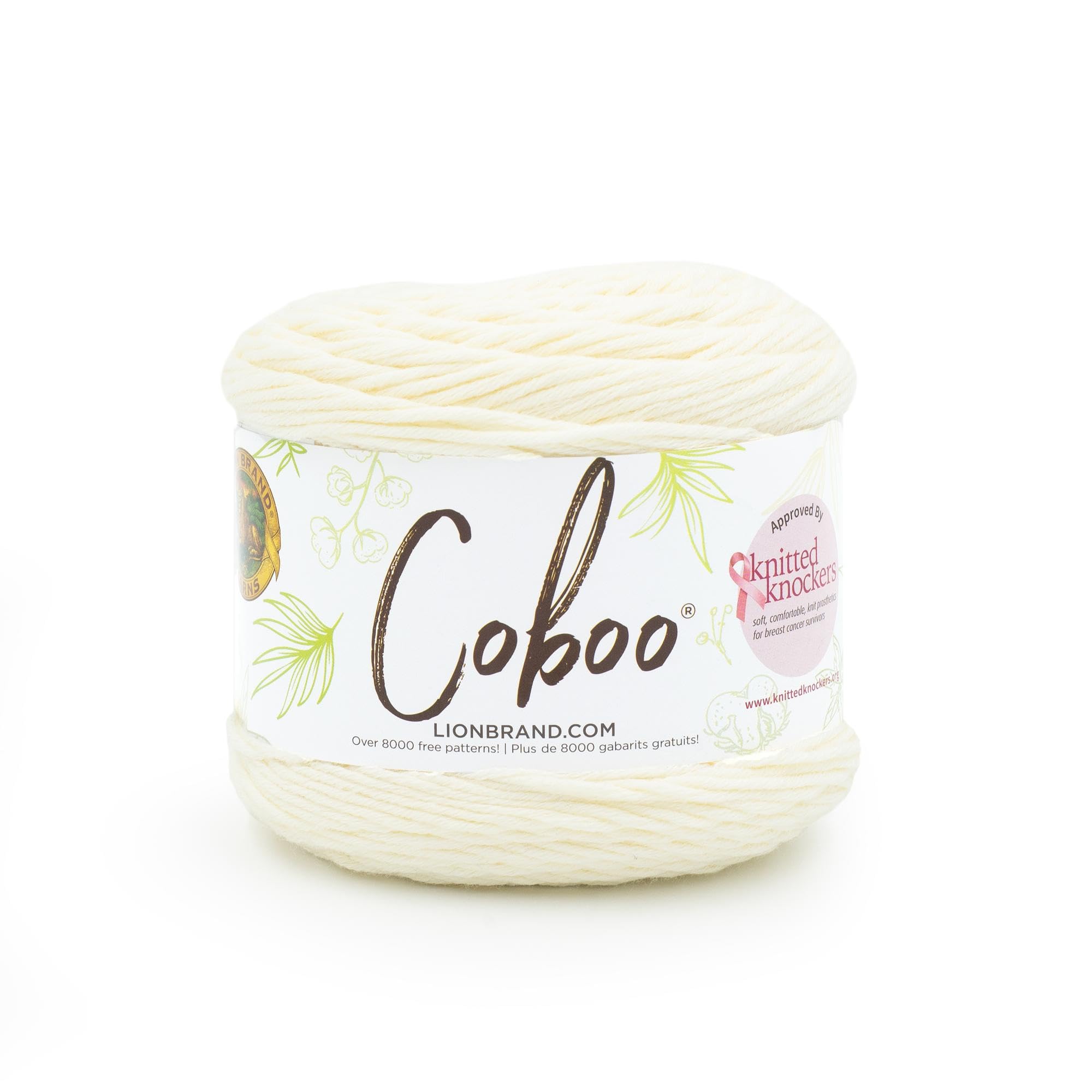 Photo 1 of Lion Brand Yarn Coboo Yarn, 1 Pack, Vanilla Blossom