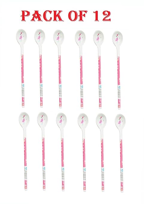 Premsons Melamine Spoon Set, 12-Pieces, Multicolour (PS7043)