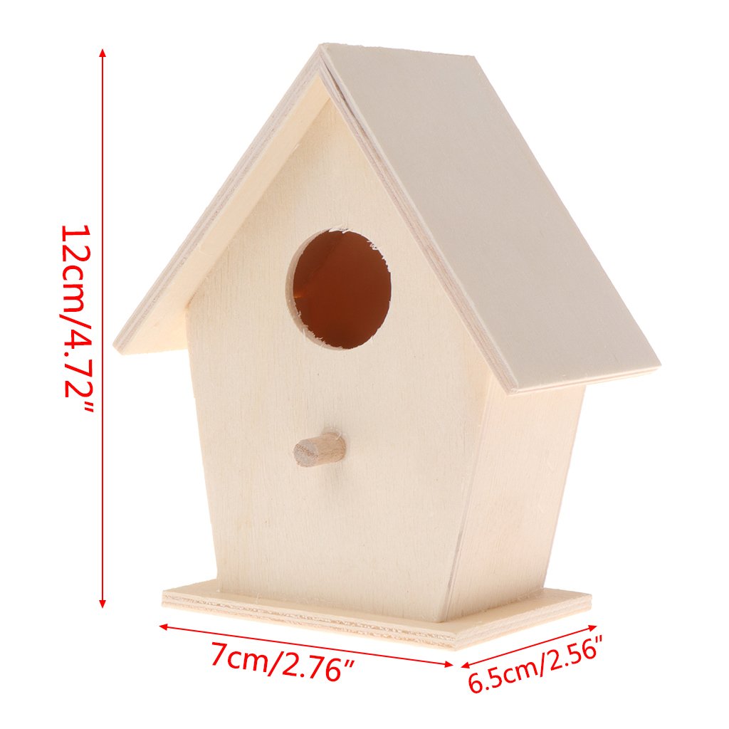 Cages Accessories Pet Supplies Sixinu Bird Nest Natural Wood