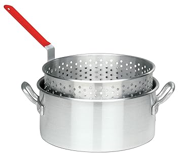 Bayou Classic 1201 10-Qt. Sartén de Aluminio con Cesta – sin Tapa