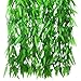 Bird Fiy 50 PCS 376 Feet Artificial Flower Greenery Wicker Rattan Vine Fake Foliage Leaf Flowers Plants Garland Garden Decoration