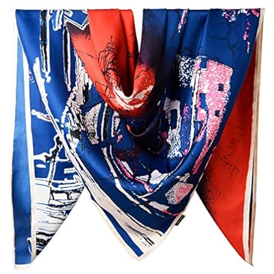 40" Women Twill Satin Polyester Silk Feeling Square Hair Wrapping Square Scarfs 40" Women Twill Satin Polyester Silk Feeling Square Hair Wrapping Square Scarfs