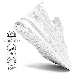 WOHHHW Women Walking Shoes Running Sports Mesh