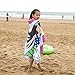 Bavilk Lovely Mermaid Towel Cotton Children Beach Towel Hooded Swim Bath Towel(Mermaid)