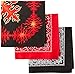 Levi's Men's 100% Cotton Multi-Purpose Bandana Gift Sets – Headband, Wrap, Protective Coverage