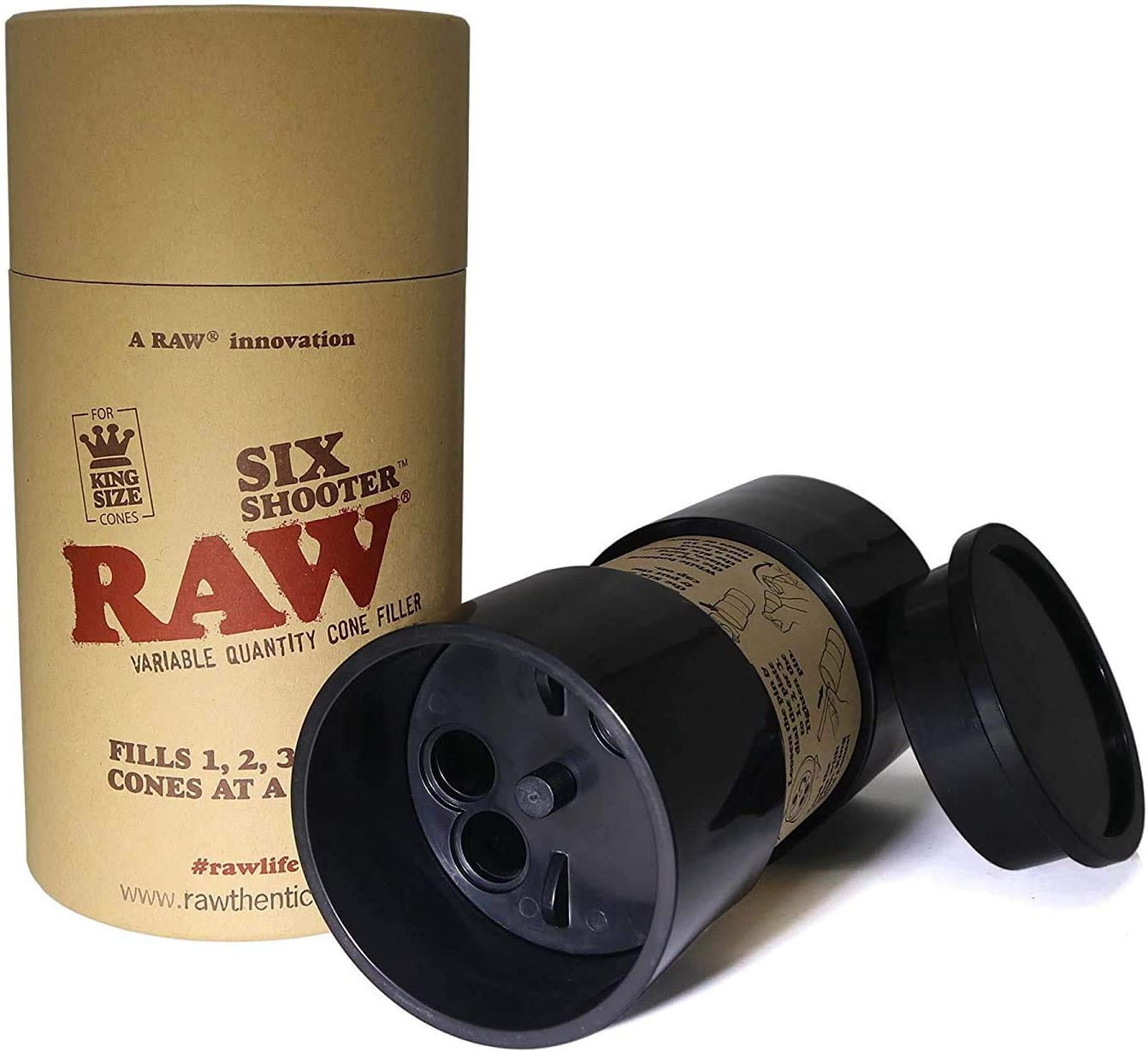 Raw Smoking Accessories (Six Shooter Cone Filler)