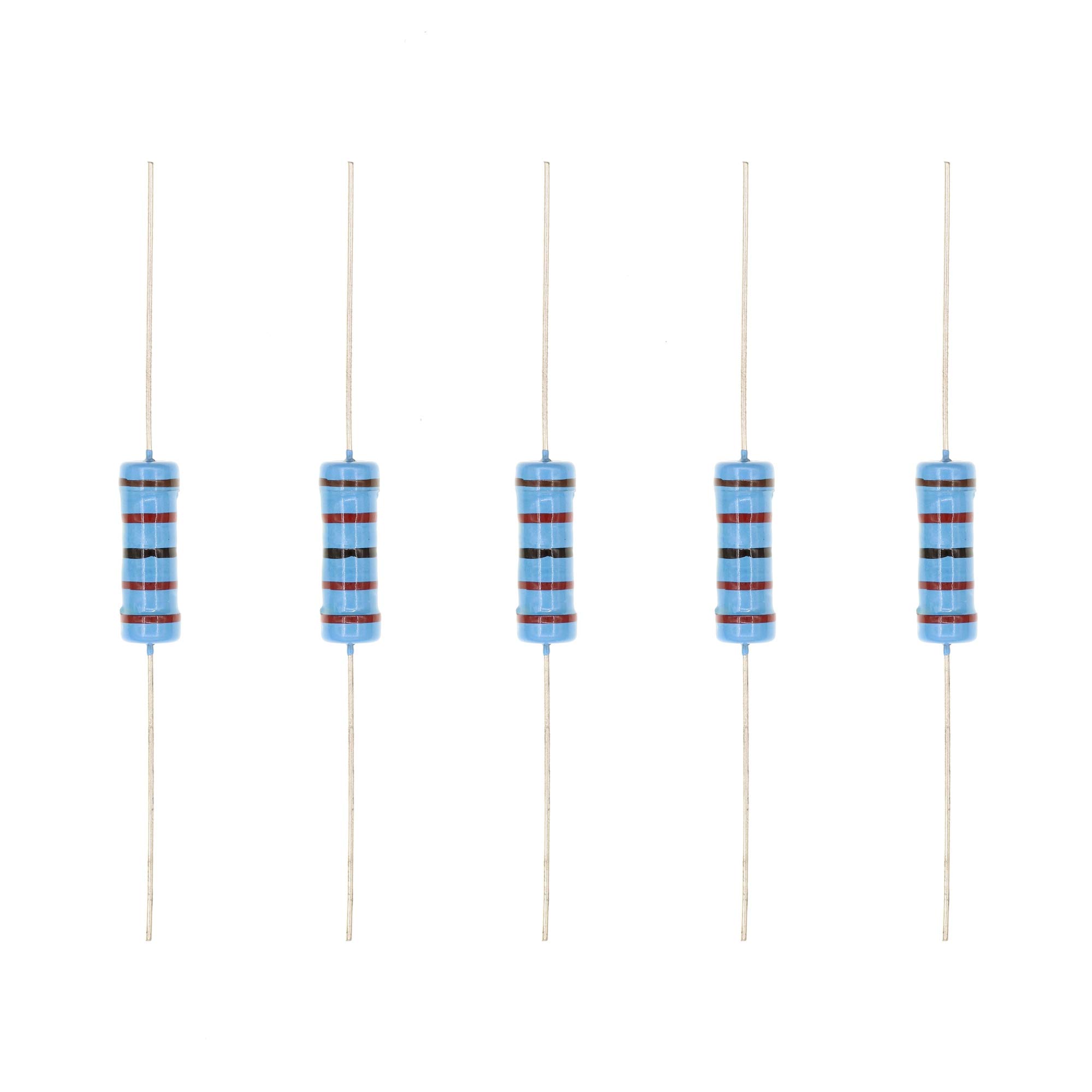 HUABAN 20PCS 3W 3 Watts 22K Ohm 1% Metal Film Resistor