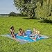XL Sand Proof Beach Blanket by Marmel Planet – Compact Picnic Mat – 9×10 Highly Durable Ripstop Nylon – Lightweight – Repels Water – Zipper Pocket – Attached Storage Bag – BONUS Waterproof Bagthumb 1