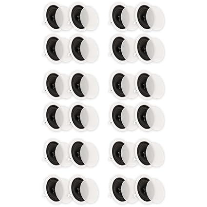 Amazon Com Theater Solutions 8 Inch In Ceiling Speakers Home