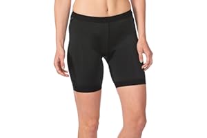 Terry Cycling Universal Bike Liner Shorts for Womens Padded Cycling Shorts with Bike Chamois Underwear Reg & Plus Sizes