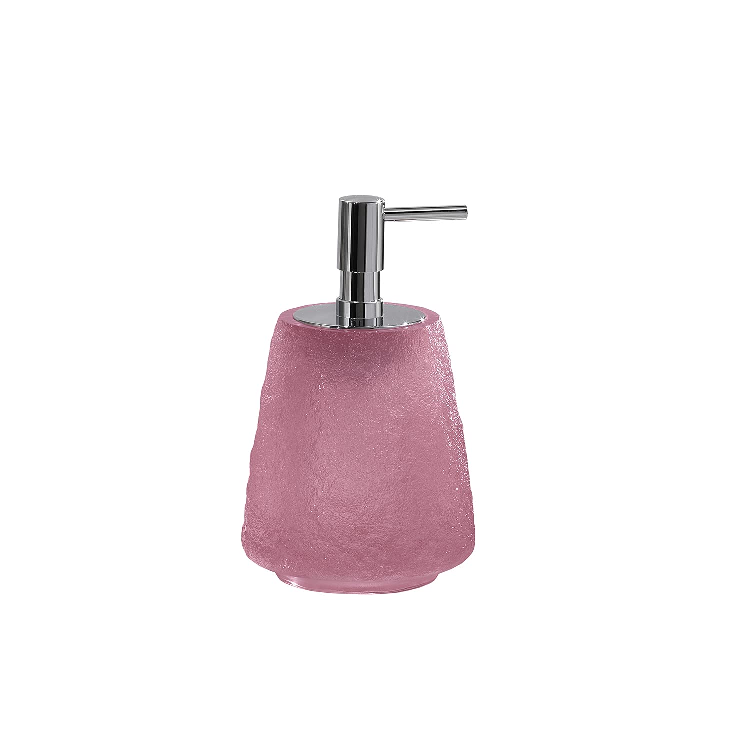 Gedy Irina Soap Dispenser, Resin, Pink, 9.9 x 9.9 x 16