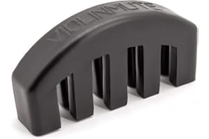 AKORD, Black Rubber 4/4 Violin Practice Mute (MU-5)
