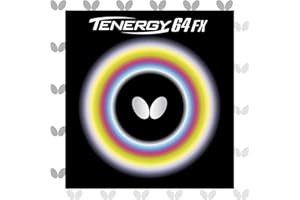 Butterfly Tenergy 64 FX Table Tennis Rubber Table Tennis Rubber | 1.7 mm, 1.9 mm, or 2.1 mm | Red or Black | 1 Inverted Table