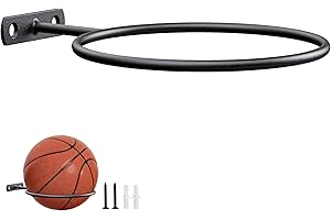 SHIKAMAN Wall Mount Basketball Holder Ball Storage