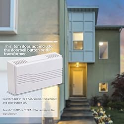 Newhouse Hardware White 2-Note Wired Mechanical
