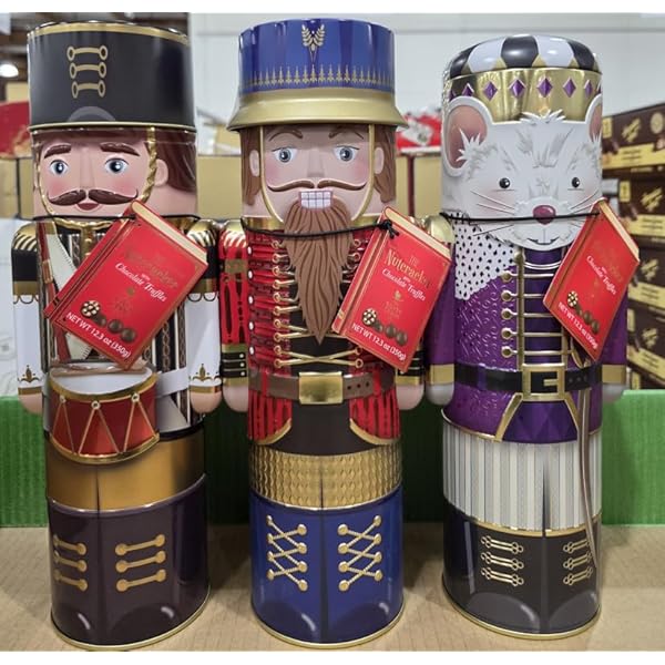 Amazon.com : Nutcracker Tin Chocolate Truffles 12.3 Oz