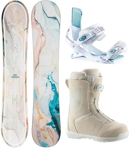 Amazon.com : 2025 HEAD Jade Women's Snowboard Package Bindings BOA