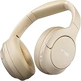 TOZO Hybrid Noise Cancelling Headphones, 90H Playtime Wireless Over Ear Bluetooth Headset, Spatial Audio AI Chat with 5 Mics, Supports Dual Connection and USB-C Input, with 32 EQ Music Modes