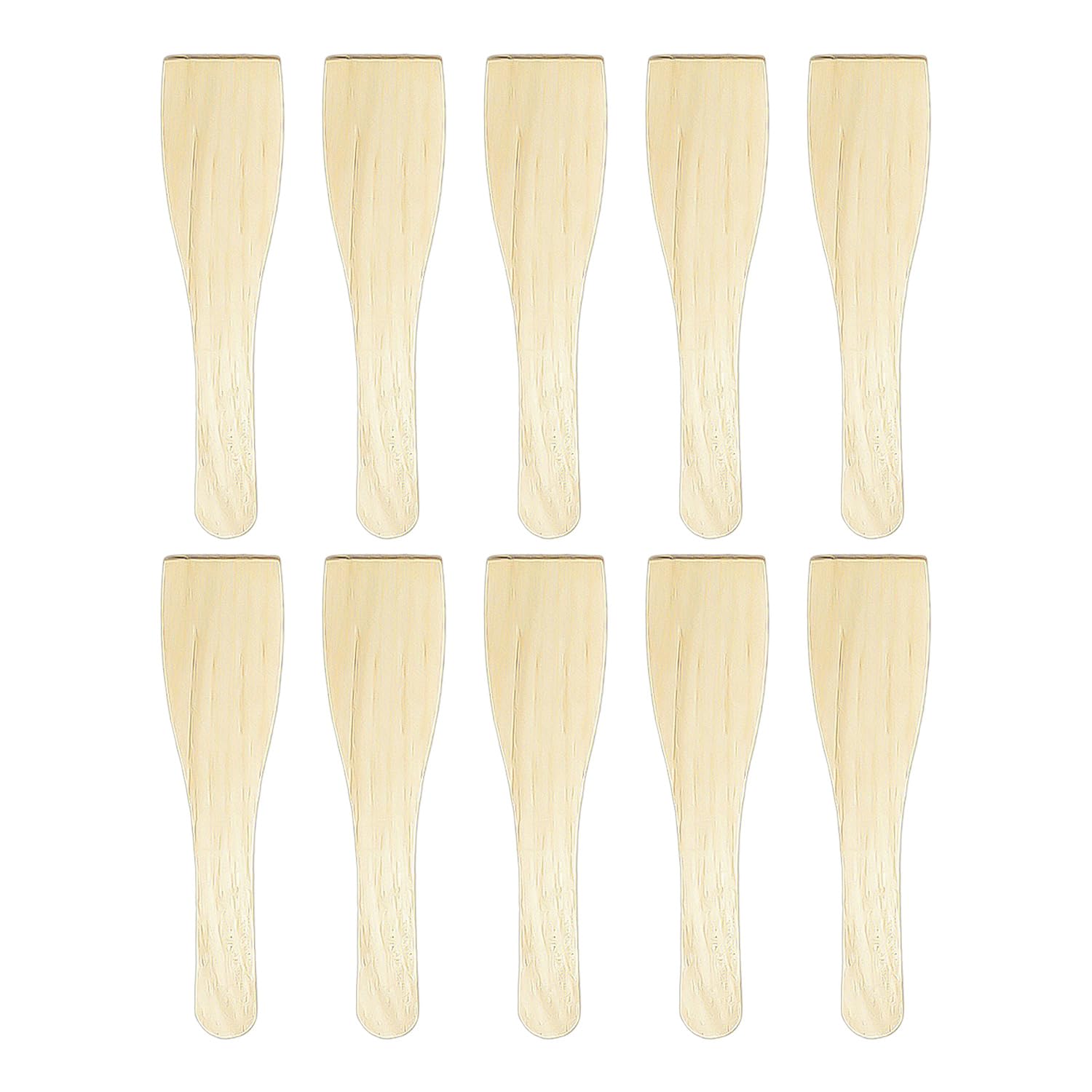 10 Piece Wooden Spatula, Cheese Board Spatula Set, Raclette Spatula, Wooden Spatula for Electric Baking Pan, Roasting Spatula, Kitchen Cooking Utensils, Suitable for Home Kitchen and Party Parties