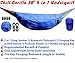 Chill Gorilla 30°F 800 Fill Power Down UNDERQUILT, Sleeping Bag, POD System for Hammocks. Designed for Hammock, Ground Camping or Backpacking. Blue