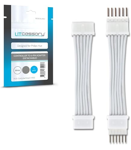 Amazon.com: Litcessory Extension Cable for Philips Hue V3/WiZ