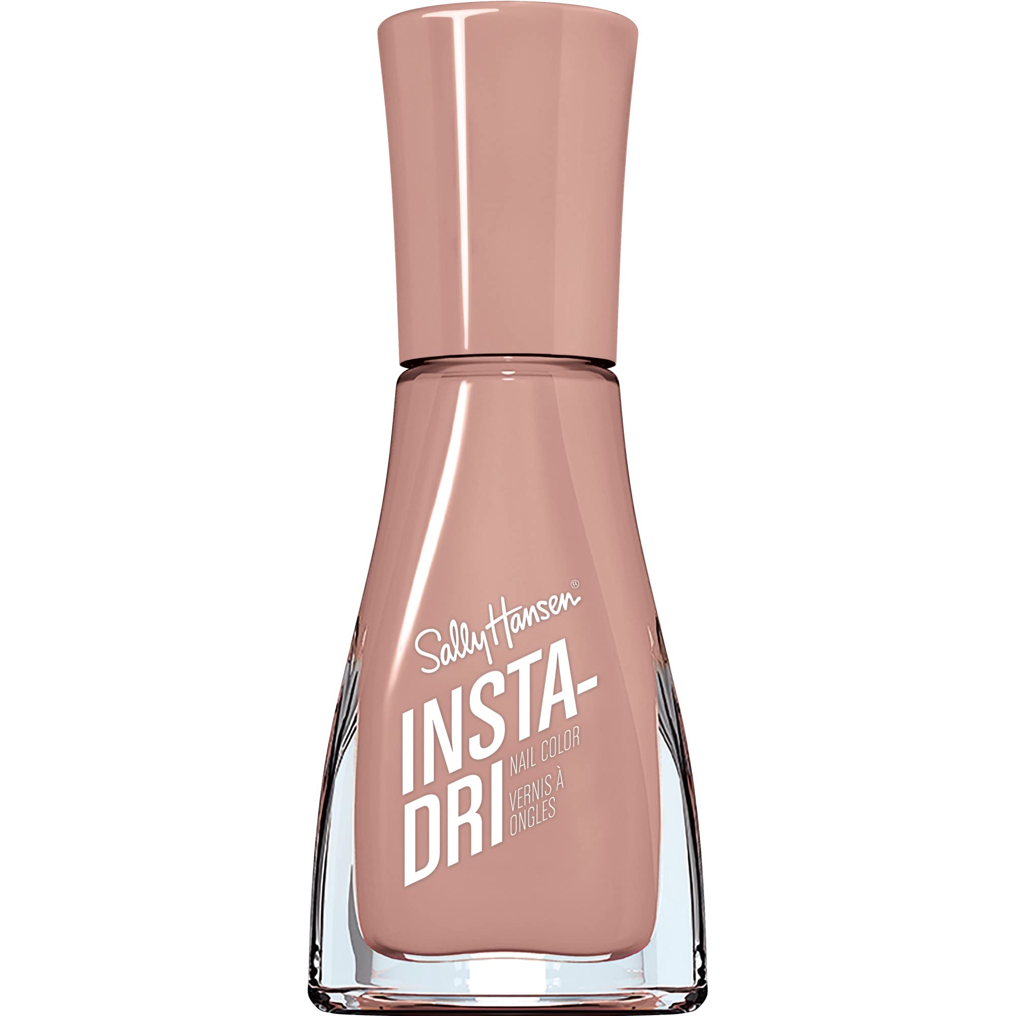 Sally Hansen Insta-Dri Nail Polish, Buff and Tumble, 60 Seconds Quick Drying, Long Lasting, Streak Free, Shiny Finish, 3-in-1 Formula, Built in Base and Top Coat, 9.17ml