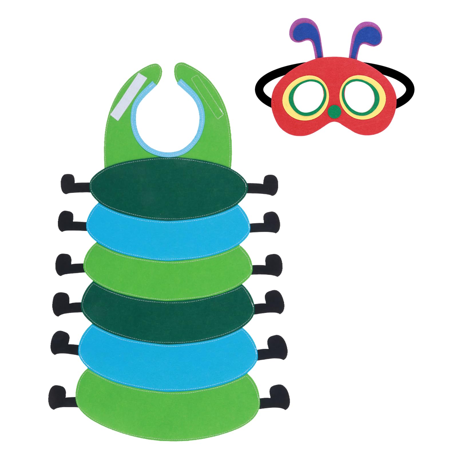 Raveparty Hungry Caterpillar Costume, Book Character Costumes, World Book Day Costumes (Style B)