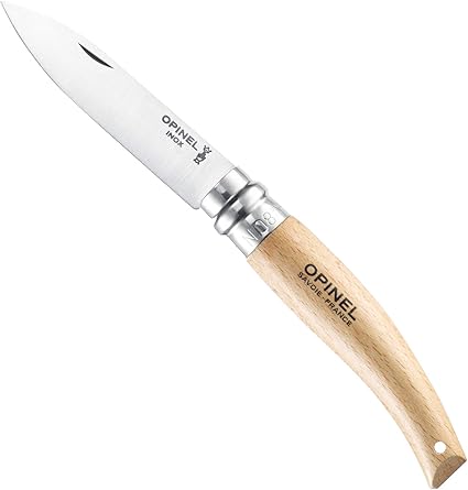 Opinel N 08 Jardin Couteau Opinel Jardin Couteau Pliant De Poche Couteau Desherbeur En Acier Inoxydable Lame Inox 8 5 Cm Et Manche En Bois De Hetre Amazon Fr Sports Et Loisirs