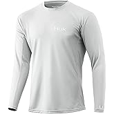 HUK Mens Icon X Long Sleeve Shirt|Fishing Shirt with Sun Protection