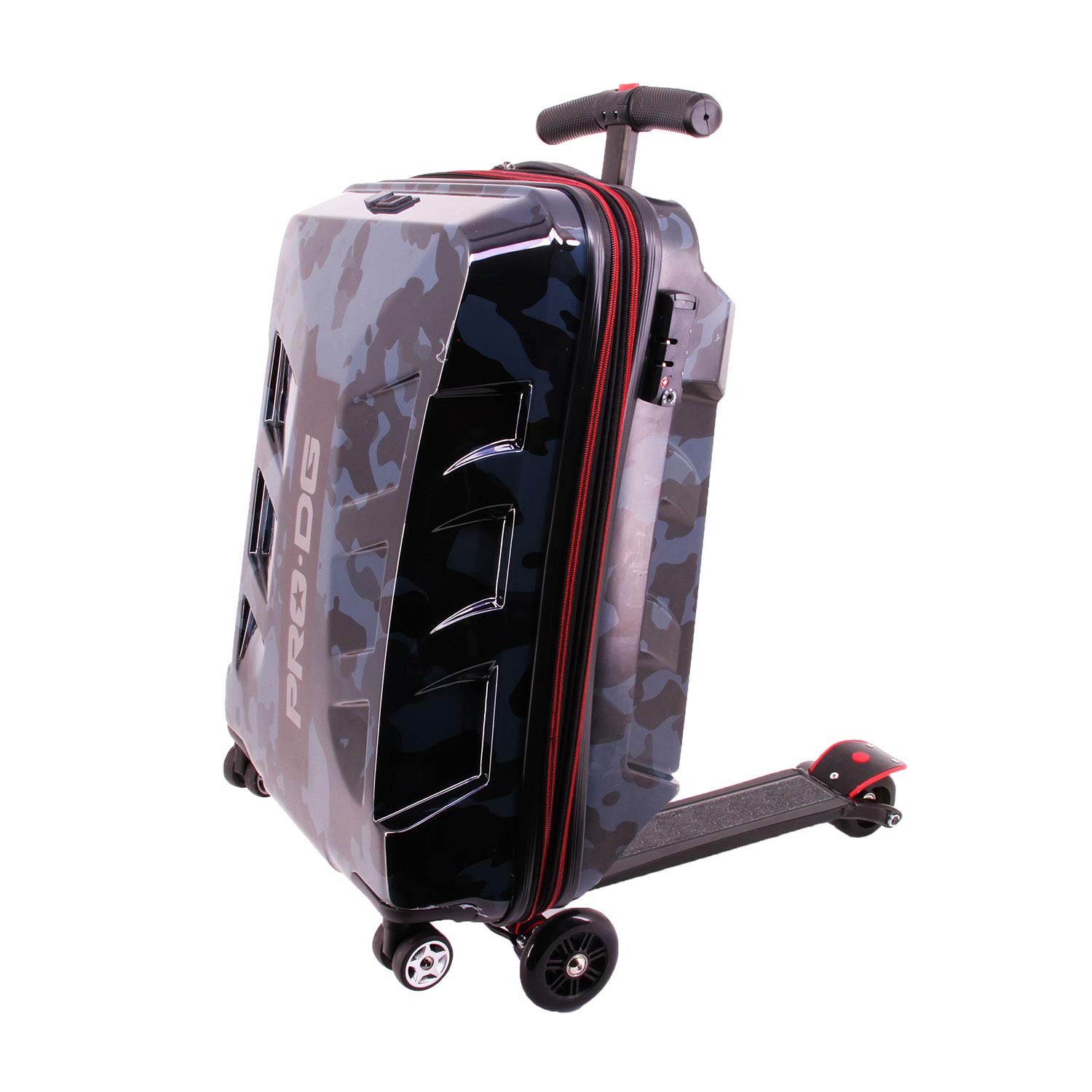 PRODG Blackage-Scooter Suitcase Large, Black, 33 x 44.5 x 63.5 cm, Capacity 66.5 L
