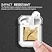 Lastma AirPods Case Perfume Bottle Case Silicone Soft Shockproof AirPods 2 Case Cover with Cute Fur Ball Keychain Strap Design for Girls and Women - Perfume Bottle
