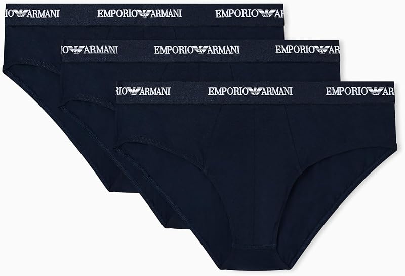Herren 3er-Pack Slip (3er Pack), Armani Blue/Armani Blue/Armani Blue, S