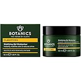Botanics Clarifying Gel Moisturizer - Mattifying Facial Moisturizer with Salicylic Acid from Willow Bark - Reduces Shine & Improves Skin Texture - Vegan & Cruelty-Free (1.69 Fl Oz)