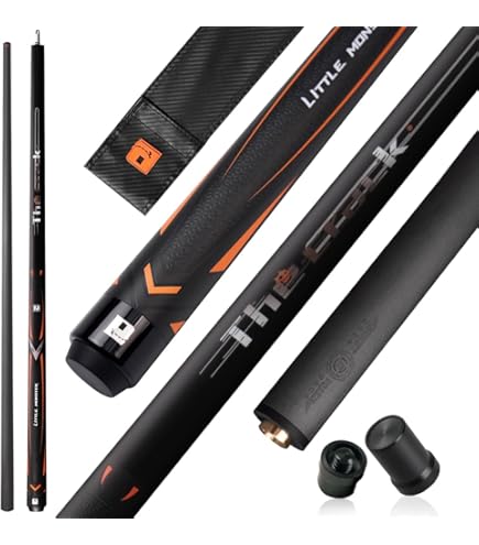 YEUEK Little Monster Carbon Fiber Jump Break cue - 3 Pieces