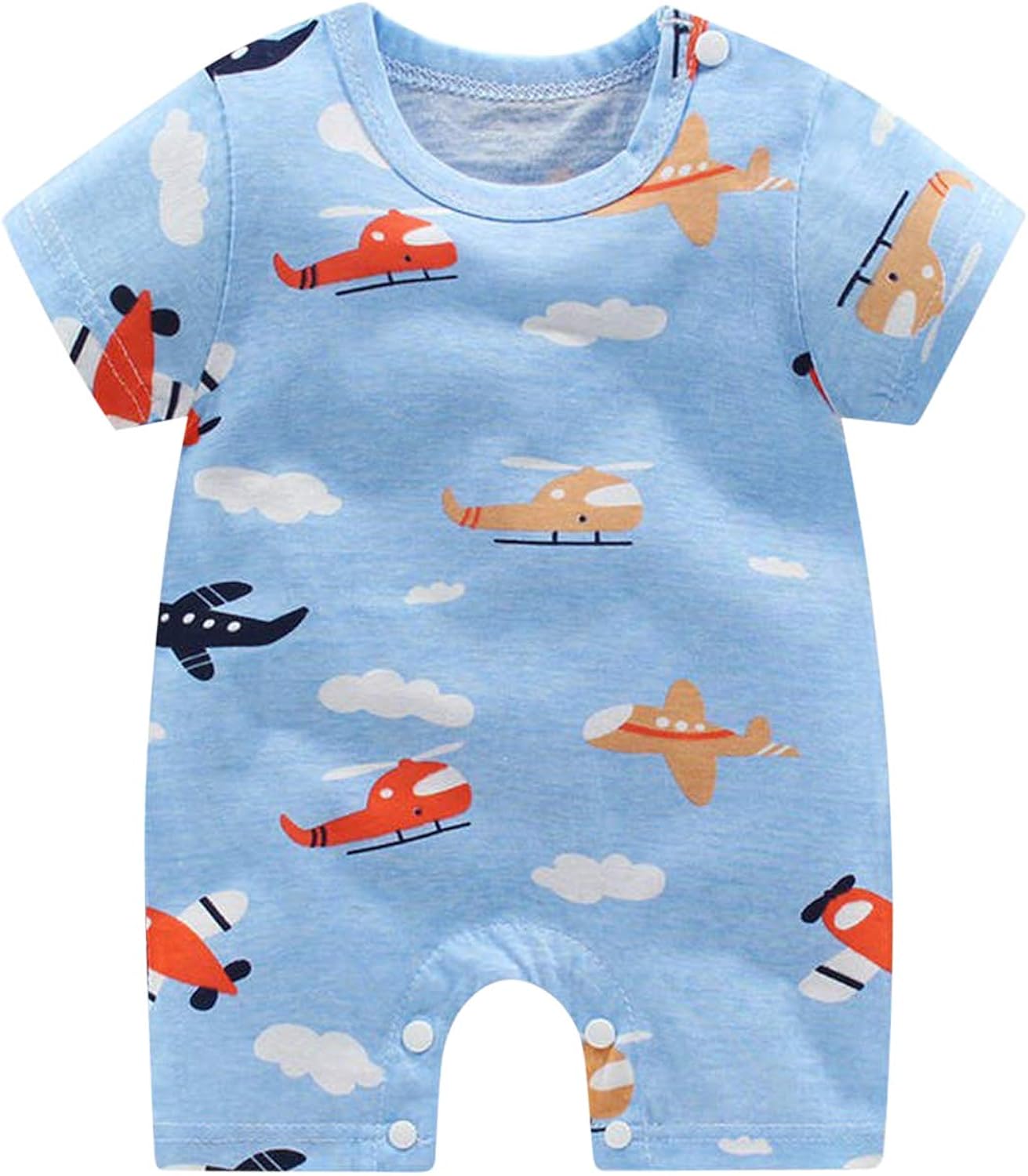Petalum Pyjama Bébé Eté Garçon Grenouillère Fille Barboteuse en Coton Combinaison Tenues Manches Petalum Pyjama Bébé Eté Garçon Grenouillère Fille Barboteuse en Coton Combinaison Tenues Manches