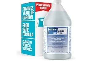 Heart Lake Heavy Duty Oven Grill Cleaner Degreaser, Liquid, Commercial Grade, Food Safe, 3.78L, Professional Carbon Removal