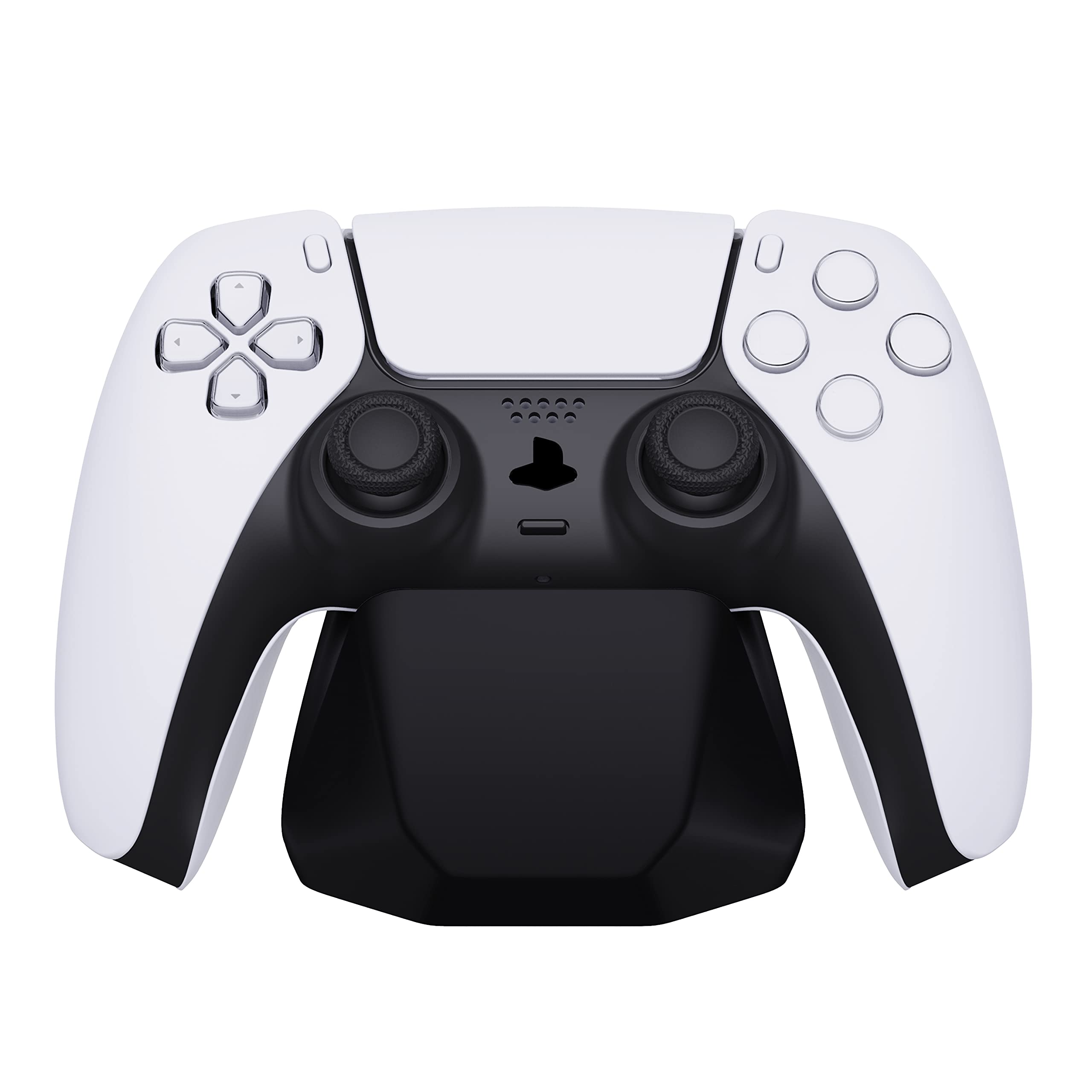PlayVital Universal Game Controller Stand for Xbox Series X/S Controller, Gamepad Stand for PS5/4 Controller, Display Stand Holder for Switch Pro Controller – Solid Black